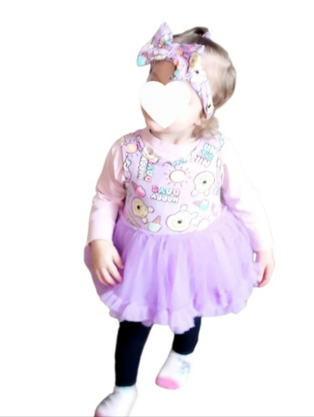 Disney Baby Winnie the Pooh tutu dress/bodysuit set in size 18 months Excellent